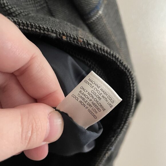 Christopher & Banks Women Sz S Plaid Button Front Bomber Style Lined Jacket NWT - Picture 11 of 12